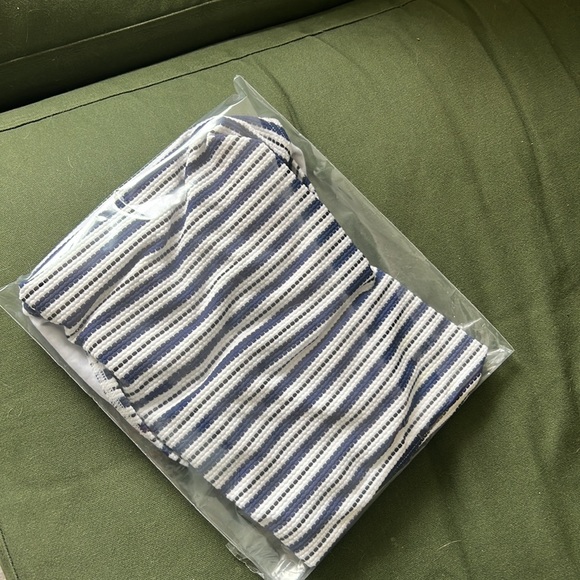 NWOT Playful Promises Textured Stripe Swimsuit - Picture 11 of 11